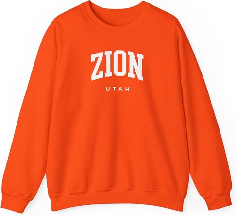Zion Utah Adult Unisex Crewneck Sweatshirt in Saudi Arabia