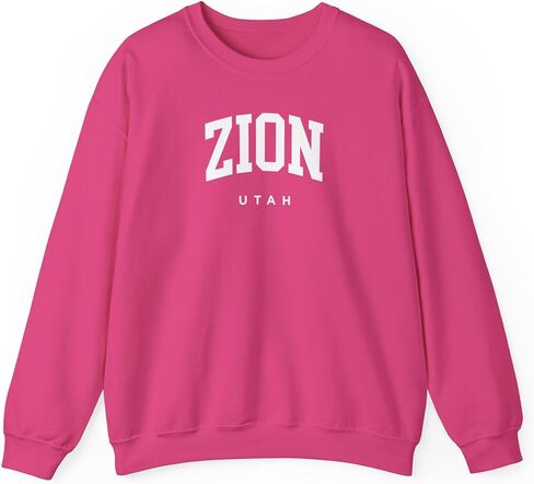 Zion Utah Adult Unisex Crewneck Sweatshirt in Saudi Arabia