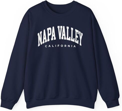 Napa Valley California Adult Unisex Crewneck Sweatshirt in Saudi Arabia