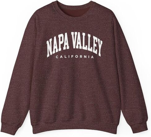 Napa Valley California Adult Unisex Crewneck Sweatshirt in Saudi Arabia