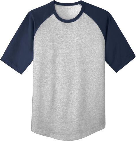 Sport-Tek Youth Short Sleeve Colorblock Raglan Jersey | تي شيرت مريح من أجل الأولاد والبنات ، تي شيرت من القطن للأطفال in Kuwait
