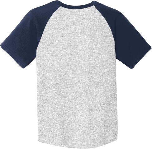 Sport-Tek Youth Short Sleeve Colorblock Raglan Jersey | تي شيرت مريح من أجل الأولاد والبنات ، تي شيرت من القطن للأطفال in Kuwait