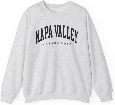 Napa Valley California Adult Unisex Crewneck Sweatshirt in Kuwait