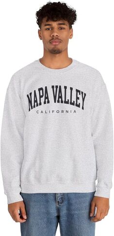 Napa Valley California Adult Unisex Crewneck Sweatshirt in Kuwait