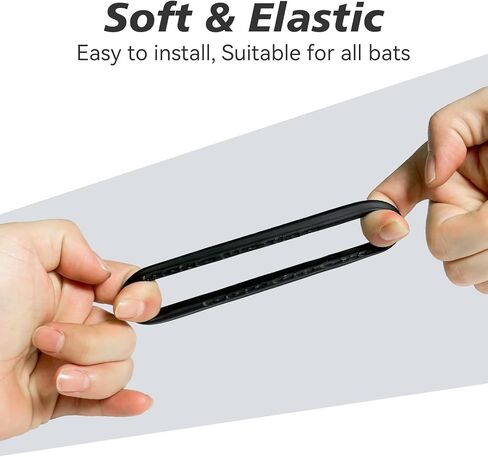 5 حزم مضرب بيسبول قبضة الاختناق حلقات الاختناق حلقة البيسبول الكرة اللينة تيبول تيبول الخفافيش الاختناق حلقة الخفافيش مقبض البيسبول الملحقات - اللون الأزرق in Kuwait