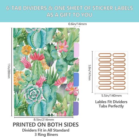 3 حلقات مجلدة مقاس 5.08 سم، مجلدات دائرية وردية لطيفة مع 6 فواصل لعلامات التبويب، ملصقات ملصقات، حافظة منخفضة المستوى مع مساحة تخزين، لوازم مكتبية مدرسية أنيقة (ابق إيجابيًا) in Kuwait