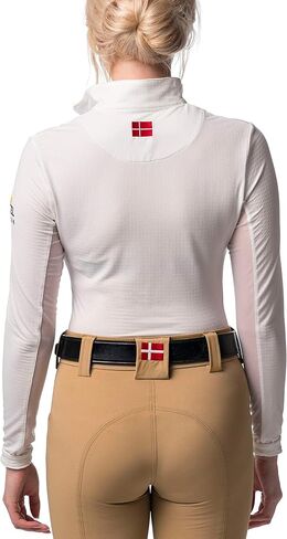 Kastel Denmark Solid Base Layer Activewear | Long Sleeve Sun Protection | 1/4 Zip Womens Golf, Equestrian Apparel in Saudi Arabia
