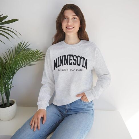 Minnesota Adult Unisex Crewneck Sweatshirt in Kuwait