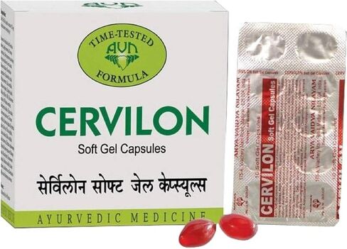 Avn Cervilon Ayurvedic / Herbal Soft Gel Capsules (حزمة حجم 3) (270 كبسولة) in Kuwait