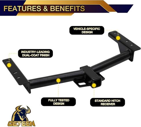 Class III Trailer Hitch, Tow Hitch 2 Inch Receiver Compatible with (2020-2024) Kia Telluride, Multi-Fit Hitch to Receive Ball Mount Cargo Carrier Bike Rack Tow Hook in Saudi Arabia