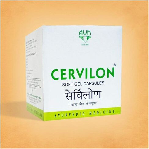 Avn Cervilon Ayurvedic / Herbal Soft Gel Capsules (حزمة حجم 3) (270 كبسولة) in Kuwait