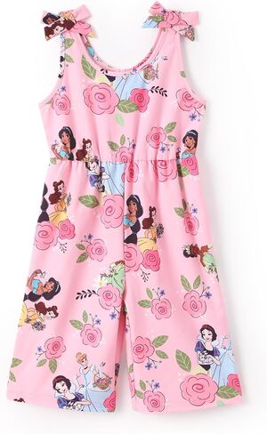 Disney Mickey and Friends Girls Cute Suspender Romper Jumpsuits Preppy Clothes Pants Pink 3-4 Years in Saudi Arabia