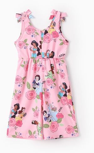Disney Mickey and Friends Girls Cute Suspender Romper Jumpsuits Preppy Clothes Pants Pink 3-4 Years in Saudi Arabia