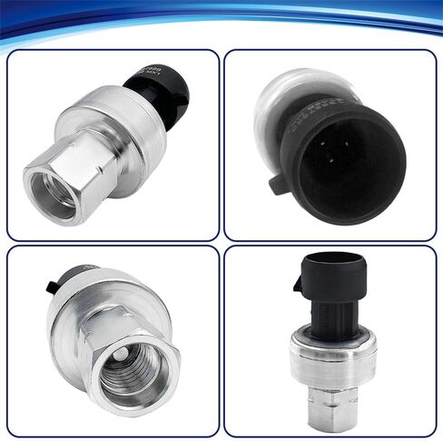 AC Pressure Sensor Switch, AC Sensor for Car, A/C High Pressure Switch Air Conditioning Refrigerant Pressure Sensors OEM#1551343 13587668, AC Refrigerant Multi-Purpose Sensors for Buick GMC in Saudi Arabia