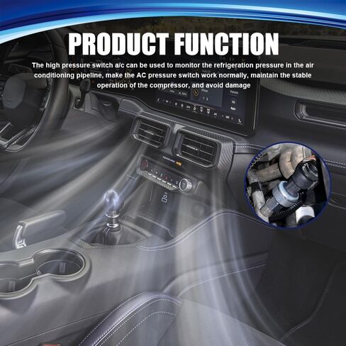 AC Pressure Sensor Switch, AC Sensor for Car, A/C High Pressure Switch Air Conditioning Refrigerant Pressure Sensors OEM#1551343 13587668, AC Refrigerant Multi-Purpose Sensors for Buick GMC in Saudi Arabia