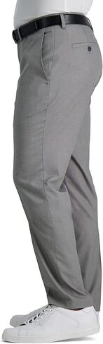 Kenneth Cole Reaction Men's Slim Fit Solid Performance Dress Pant, Medium Grey, 38W x 29L in Saudi Arabia