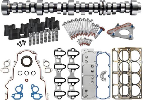 NON-AFM 5.3 Cam Kit Fit for 2007-2013 Chevrolet Avalanche Silverado 1500 Tahoe Trailblazer, GMC Sierra Yukon Envoy, Buick SAAB Isuzu, w/Timing Chain Oil Pump # M295 ES72220 in Kuwait