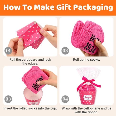 HAPPYPOP 92nd Birthday Gifts Ideas Socks - 1932 Birthday Gifts for Women, Gifts for Women in Their 92s, Best Gifts for 92 Year Old Woman in Saudi Arabia