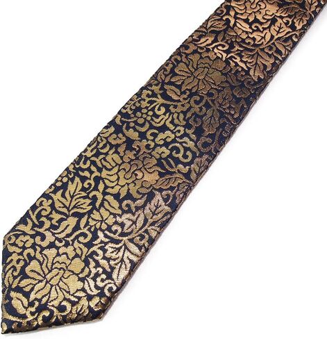 Hand Made Men's Japanese Neck Tie Pattern Luxury Kimono Brocade Silk in Saudi Arabia