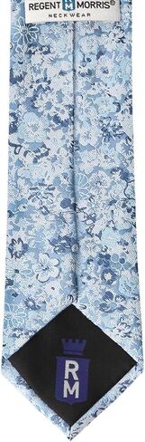 tiemart Regent Morris Neckwear Silk/Viscose Slim Necktie, 2.5" Width in Saudi Arabia