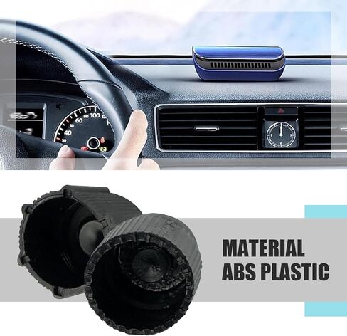 10 PCS AC Valve Cap, High and Low Pressure Air Conditioning System Port Sealing Kit, 0.5 "/13 mm 0.6 "/16 mmCar Air Conditioning Repair Parts, Universal for Most Cars (Black) in Saudi Arabia