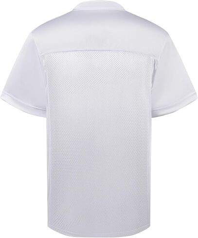 Youth Blank Football Jersey, Kids Retro Mesh Athletic Practice Shirt, Boys' Custom Short Sleeve Sports Uniform in Kuwait