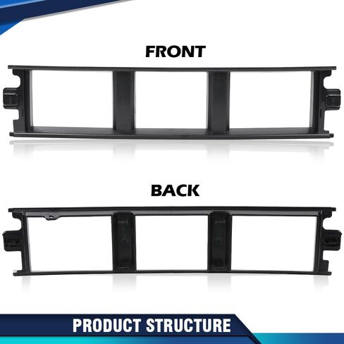 PIT66 الأمامي غطاء المصد الأمامي لوحة تقليم الشبكة المتوافقة مع Ford F150 2018 2019 2020 Black ABS البلاستيك JL3Z17B968BB in Kuwait