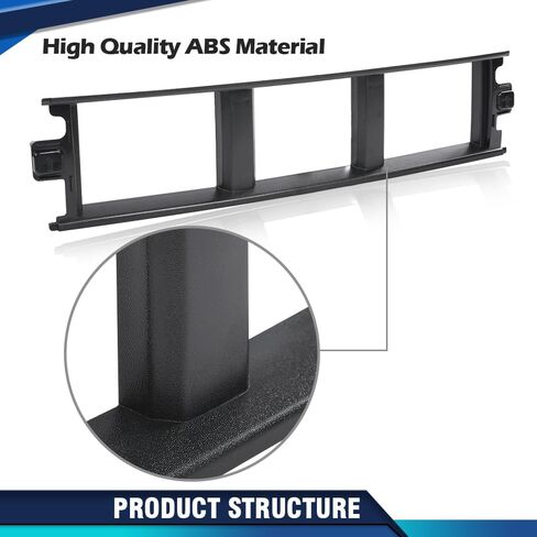 PIT66 الأمامي غطاء المصد الأمامي لوحة تقليم الشبكة المتوافقة مع Ford F150 2018 2019 2020 Black ABS البلاستيك JL3Z17B968BB in Kuwait