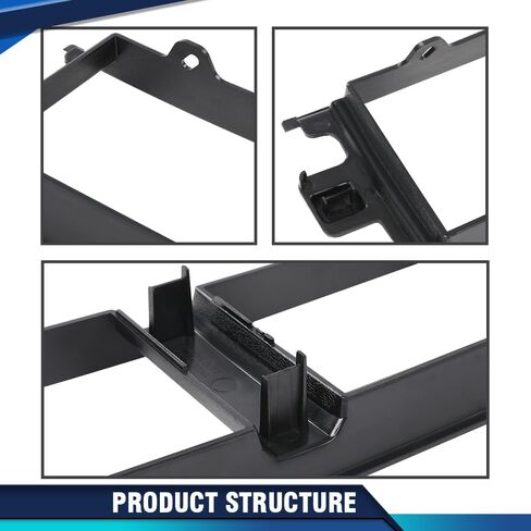 PIT66 الأمامي غطاء المصد الأمامي لوحة تقليم الشبكة المتوافقة مع Ford F150 2018 2019 2020 Black ABS البلاستيك JL3Z17B968BB in Kuwait
