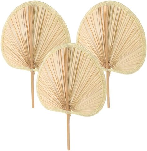 PRETYZOOM Banana Leaves Handmade Woven Fan Chinese Style Hand Fans for Decor Portable in Kuwait