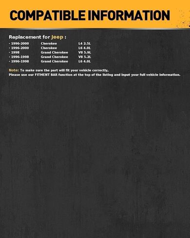 KAC Catalytic Converter for 1996-2000 Cherokee 2.5L/ 4.0L, 1996-1998 Grand Cherokee 4.0L/5.2L, 1998 Grand Cherokee 5.9L, Automotive Replacement Catalytic Converters - EPA Compliant in Kuwait