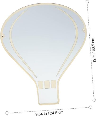 LIFKOME Non Glass Acrylic Mirror Sticker for Shatterproof Reflective Decal Easy Peel Stick Installation for Nursery Kindergarten Playroom Decor Brighten Any Room in Saudi Arabia