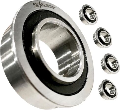 HD Switch HD Front Wheel Bearing Kitting Conversion Kit Fits John Deere LA100 L105 LA125 LA125 LA130 LA135 LA140 LA145 LA150 LA155 LA165 LA175 PREMIUM BELINGS & HEAT WASHERS W/HUBWARE & HUB CAP CAP in Kuwait