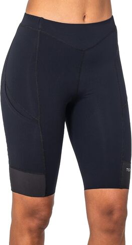 Terry Cycling Caicos Womens Shorts Batded Bike ، UPF أكثر من 50 نسيجًا جافًا سريعًا ، 10 بوصات قبضة ساق السيليكون ، جولة الهواء المرن in Saudi Arabia