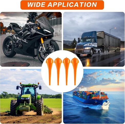 4 PCS مسار زيت الرقبة الطويل من البلاستيك لتغيير الزيت ، قمع طويل متعدد الوظائف لمجموعة نقل السيارات سائل النقل ، مجموعة سوائل كيروسين مياه السيارات. in Saudi Arabia