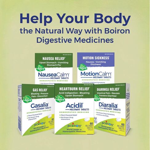 Boiron Motioncalm الإغاثة للغثيان والقيء أو الدوخة المرتبطة بمرض الحركة بسبب السفر وركوب التسلية وألعاب الفيديو أو VR - in Saudi Arabia