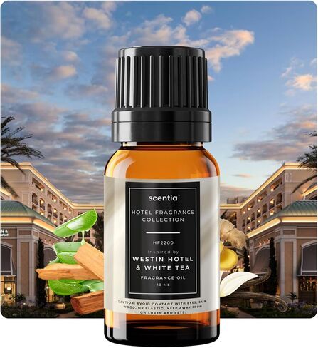 مجموعة عطور الفندق زيت HF 2200 - مستوحى من ملاحظات Westin رائحة الشاي الأبيض - زيت للنشرات بالموجات فوق الصوتية والميت in Kuwait