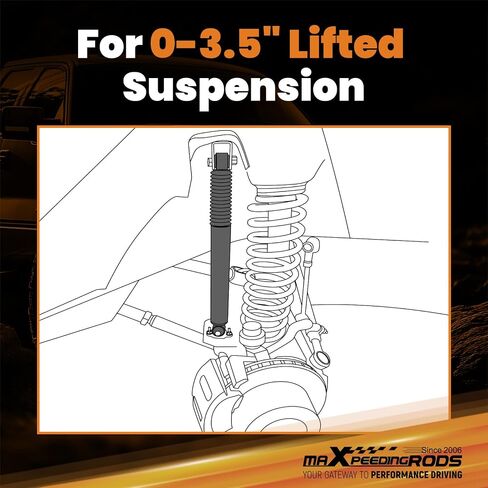 MaxPeedingRods الصدمات الخلفية تناسب 0-3.5 "رفع Ford F-150 2009-2024 2WD/4WD ، لفورد F-150 Raptor 2010-2024 4WD in Saudi Arabia