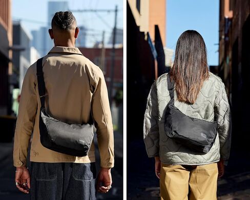 Bellroy Laneway Crescent Bag (حقيبة كتف الحد الأدنى 7 لتر مع الكثير من الجيوب والحزام قابل للتعديل) - Bluesteel in Saudi Arabia