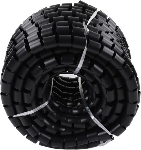 Aramox Black Wire Protector Sleeve Covers Alkali Spiral Wire Tube Sleeve for Cable (Dia 28mm 40m) in Saudi Arabia