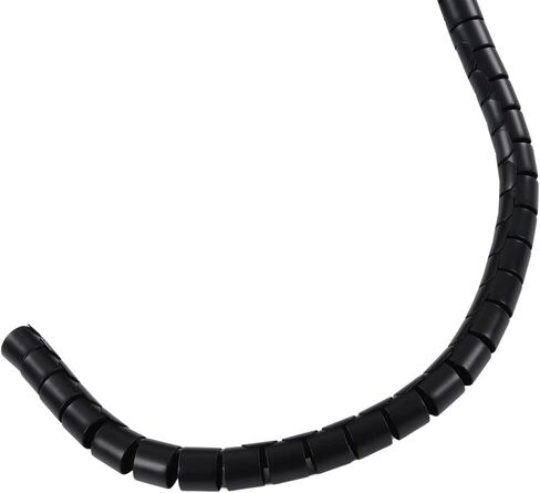 Aramox Black Wire Protector Sleeve Covers Alkali Spiral Wire Tube Sleeve for Cable (Dia 28mm 40m) in Saudi Arabia