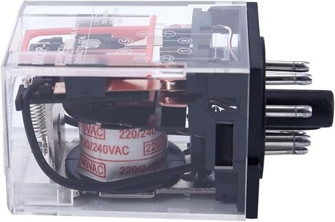 2X AC 220V/230V Coil Voltage PCB Power Relay 8 Pins DPDT 2NO 2NC MK2P-1 in Saudi Arabia