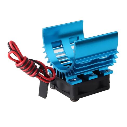 RC Car Car Brush Simple مع مروحة التبريد الأزرق الأزرق المحسّن للحرارة للمحركات المعدلة للأسهم للقوارب الكهربائية التي تعمل بالطاقة الكهربائية in Kuwait