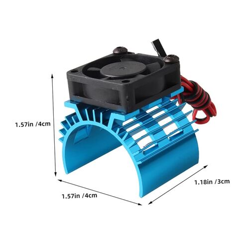 RC Car Car Brush Simple مع مروحة التبريد الأزرق الأزرق المحسّن للحرارة للمحركات المعدلة للأسهم للقوارب الكهربائية التي تعمل بالطاقة الكهربائية in Kuwait