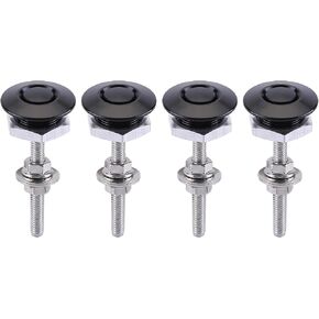 4Pcs Universal Aluminum Vehicle Hood Pins, Quick Release Lock Latch Bumper License Plate Lock Clip Kit, Diameter 1.18 inch Fits Most Cars in Kuwait