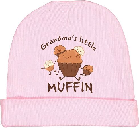 inktastic Grandma's Little Muffin Baby Beanie Hat in Saudi Arabia