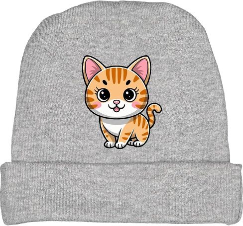 inktastic Orange Tabby Cat Kitty Baby Beanie Hat in Saudi Arabia