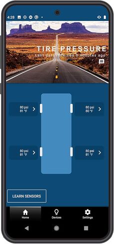 Lippert Tire LINC Tire Pressure and Temperature Monitoring System Alert Indicator for RVs and Tow Vehicles, Compatible with OneControl, No App Required, Always-on Notifications - 26240 in Saudi Arabia