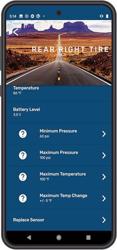 Lippert Tire LINC Tire Pressure and Temperature Monitoring System Alert Indicator for RVs and Tow Vehicles, Compatible with OneControl, No App Required, Always-on Notifications - 26240 in Saudi Arabia