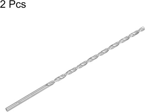 uxcell 2PCS 4mm x 200mm Straight Shank Twist Drilling Bit for Electric Drill in Saudi Arabia